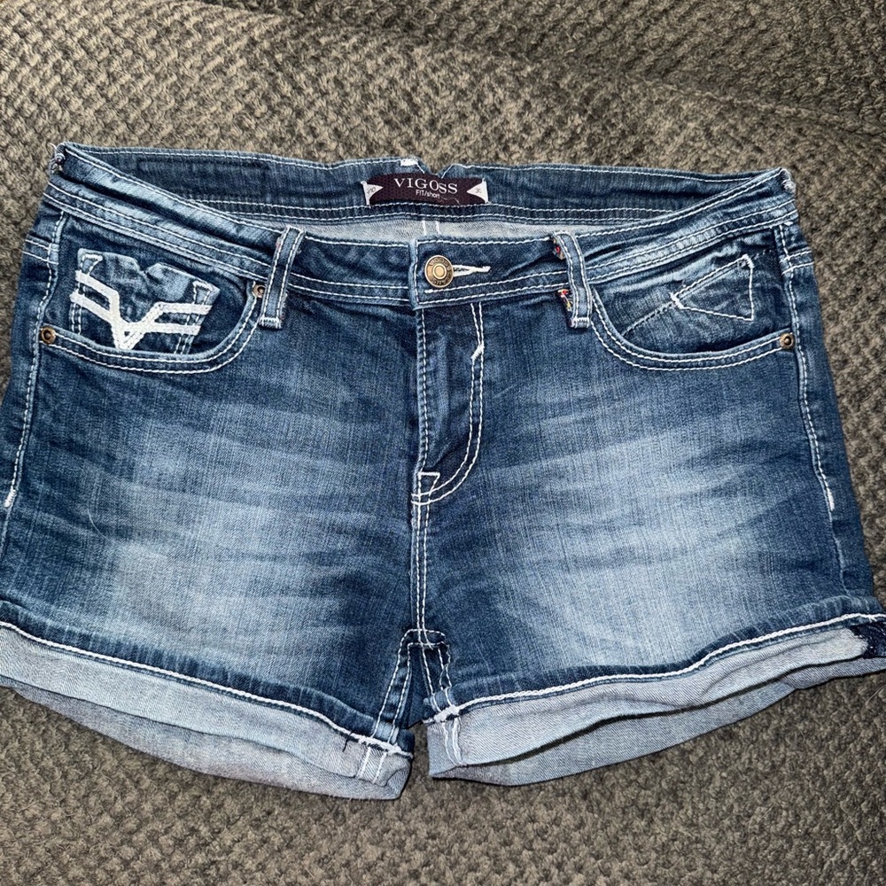Vigoss Women's Blue Denim Shorts